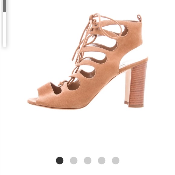 Manolo Blahnik suede black gladiator shoes - Picture 5 of 5